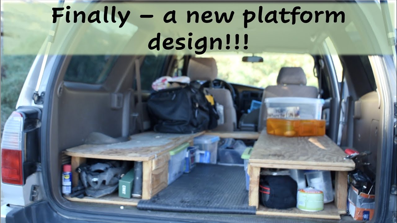 Best SUV sleeping platform yet! Build solo in one day.