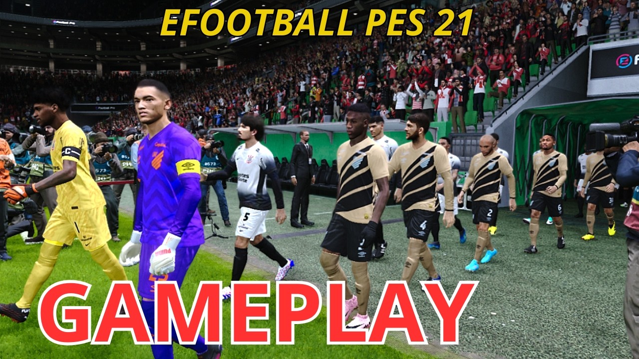 O TIMÃO🎮 NÃO PARA JOGO LINDO NA LIGA EFOOTBALL PES 21 GAMEPLAY