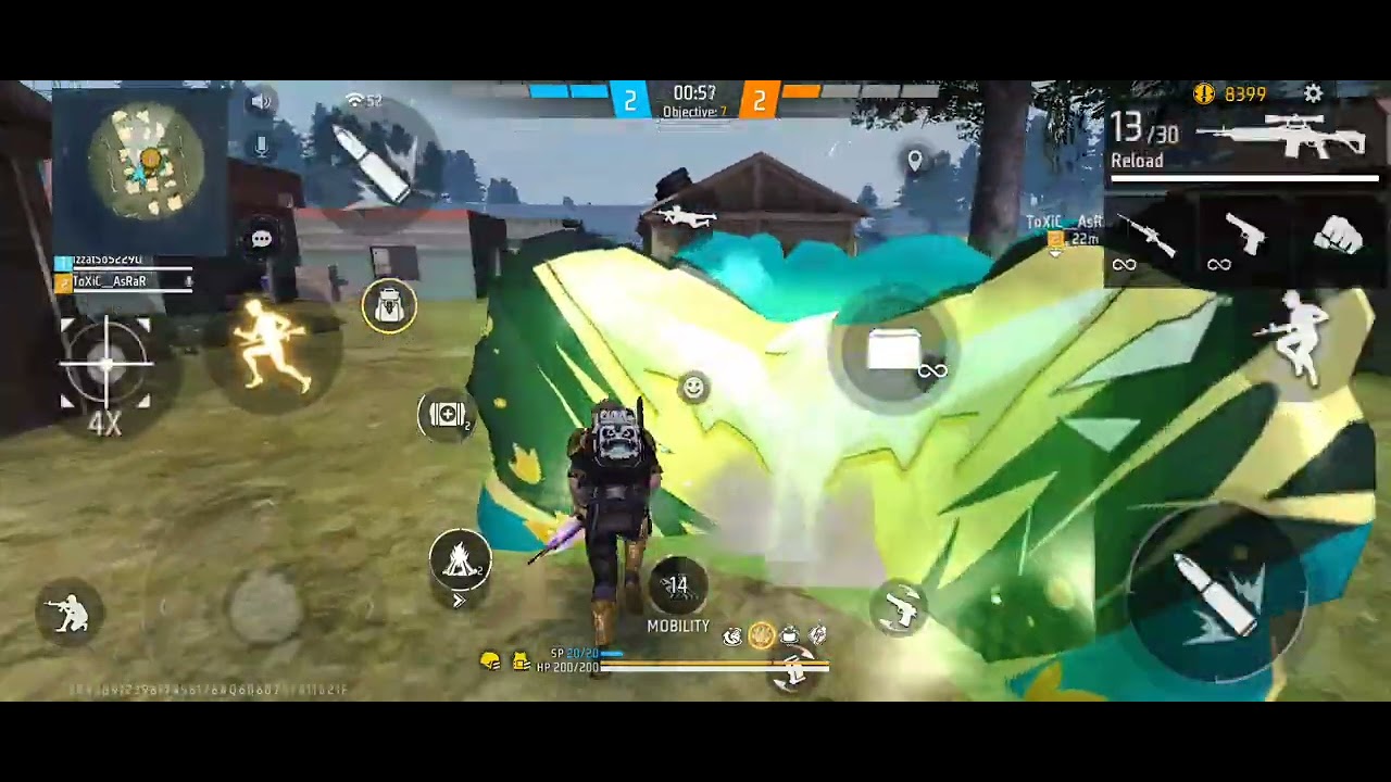 2 vs  hacker yash_gaming 