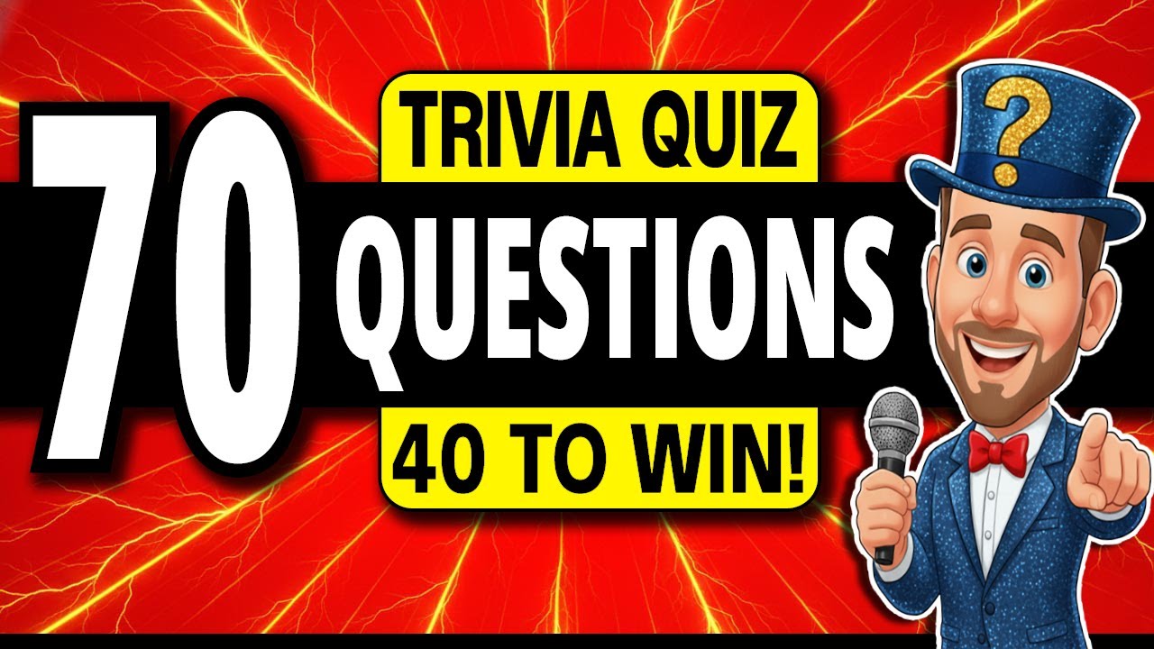 MOST FUN 70 Trivia Quiz Questions EVERYONE Must Try!