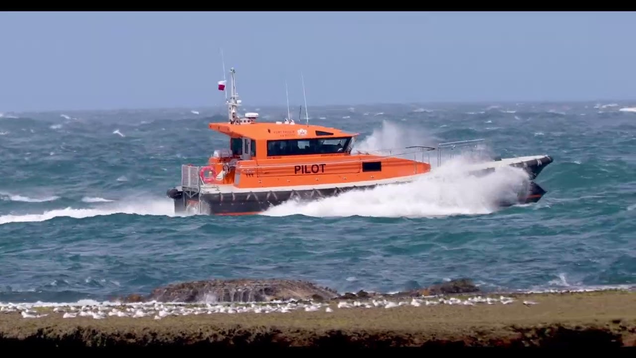 Two Hart Marine pilot launches at Point Lonsdale, Victoria, Australia.