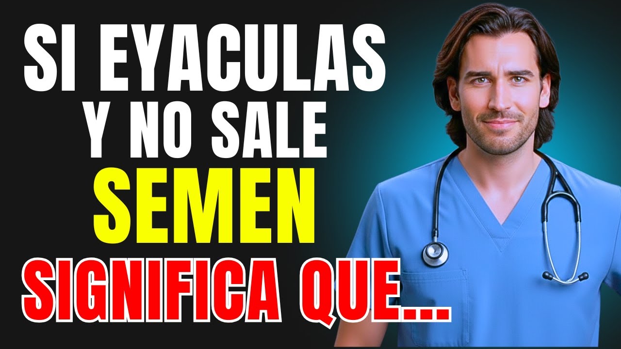 Si eres mayor y no EYACULAS, hazlo de inmediato… | Explicado por un urólogo