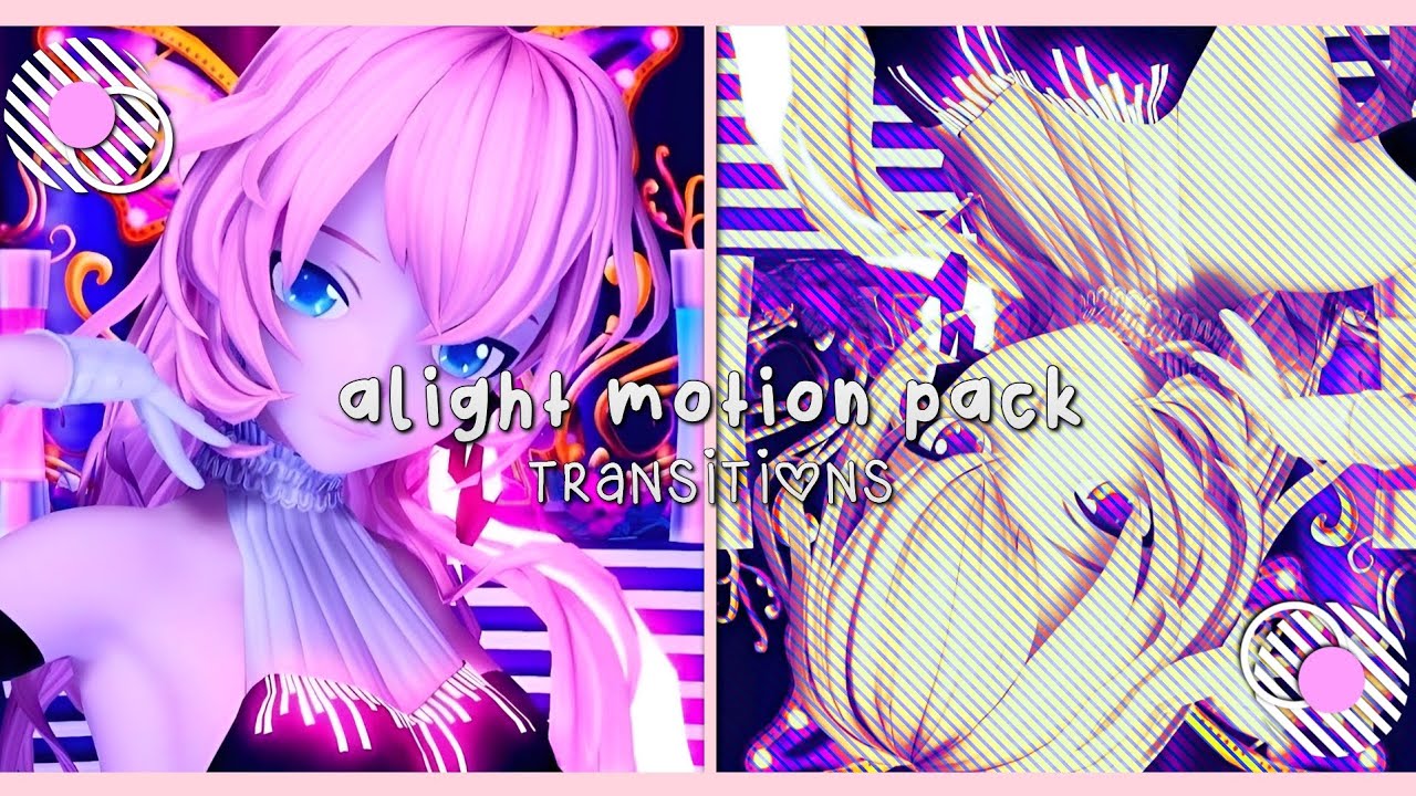 •Alight Motion transitions pack || Xml links•