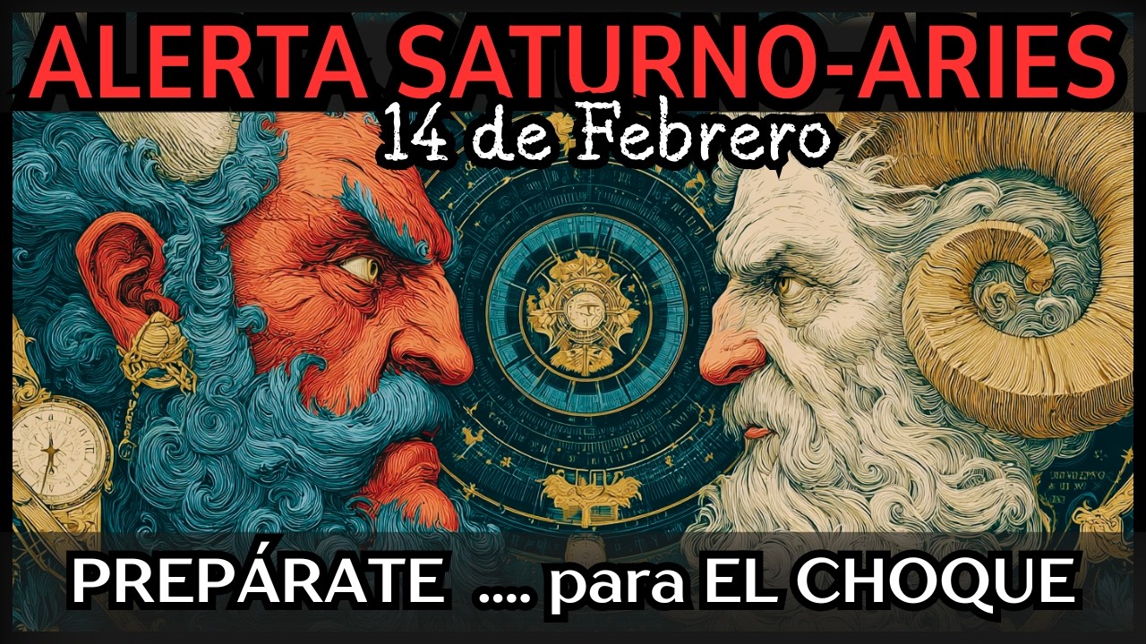 URGENTE !14 de Febrero: El CHOQUE que IMPACTARÁ tu VIDA SATURNO en ARIES