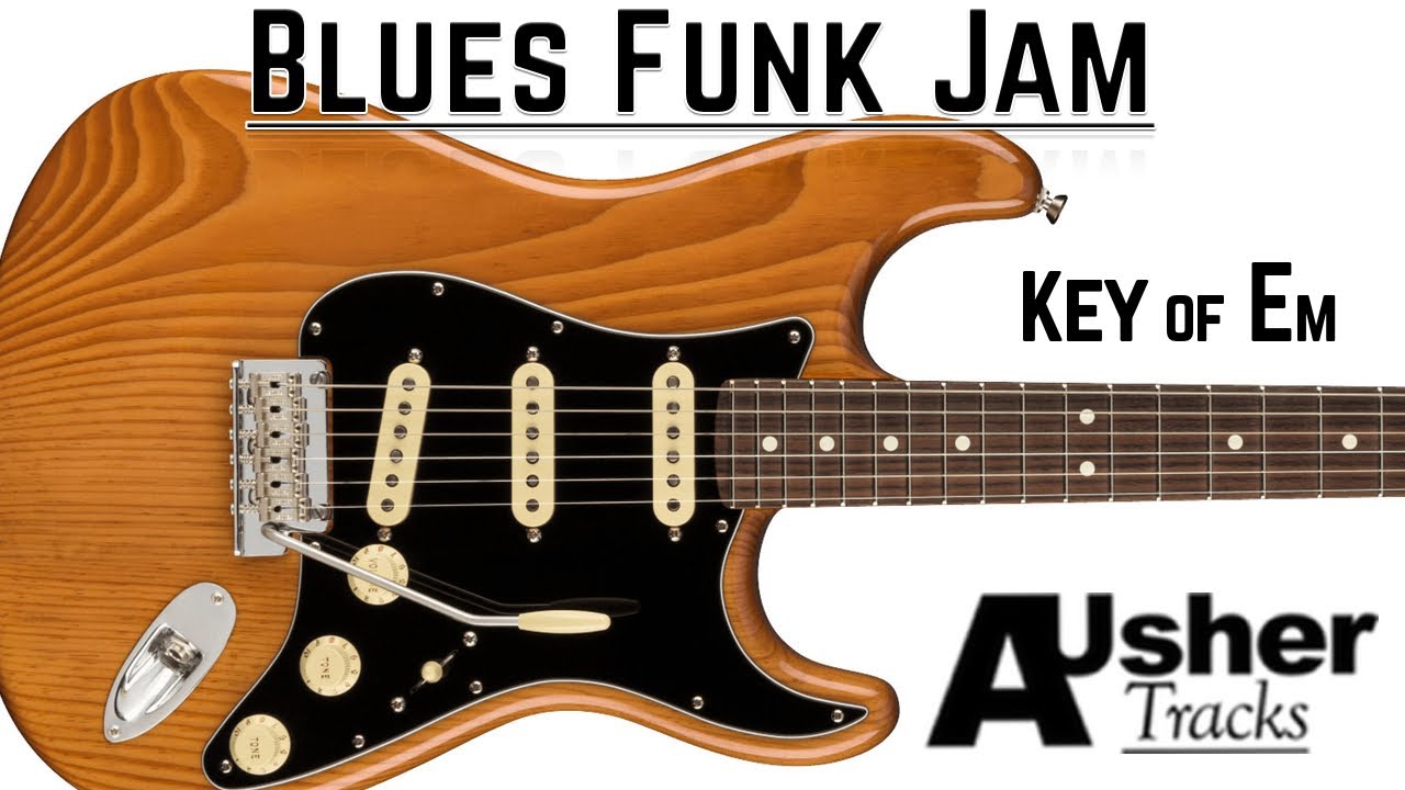 Blues Funk Jam in E minor | Guitar Backing Track