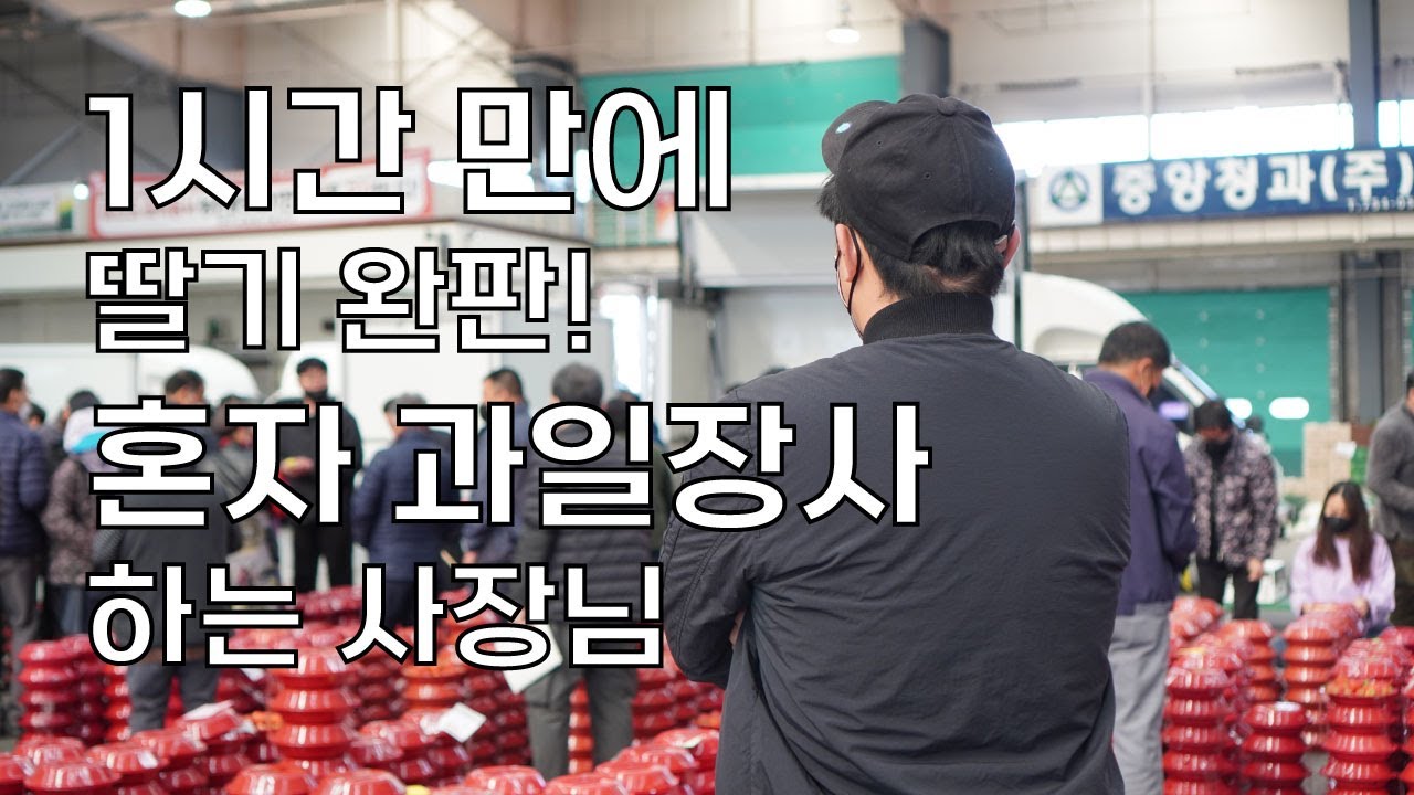 잘나가는 회사 그만두고 혼자 과일 장사하는 35살 사장님 | 1시간 만에 딸기 완판 노하우 대공개