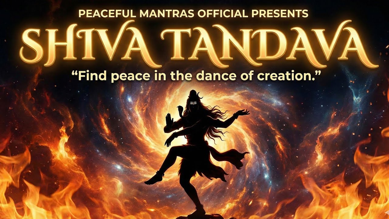 Power of Shiva: Shiva Tandava Stotram | 1 Hour Loop for Positive Energy & Focus