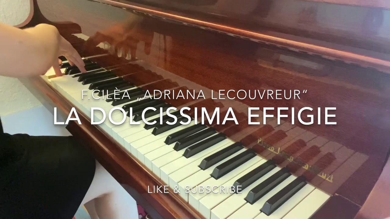 F.Cilèa Adriana Lecouvreur “La dolcissima effigie” Piano accompaniment