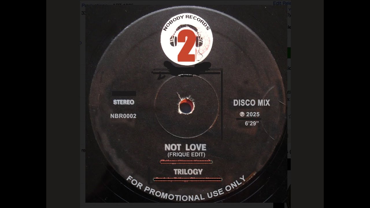 Nobody Records - Not Love (Frique Edit)