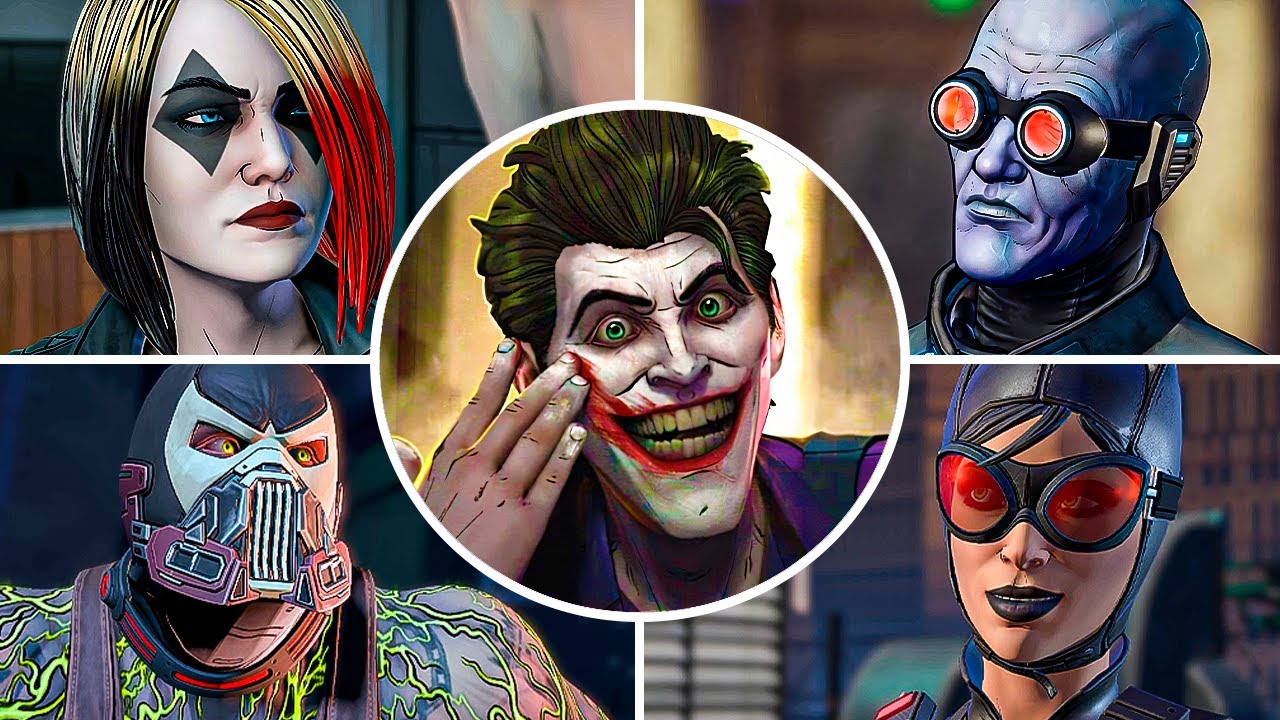 Batman: The Enemy Within - All Boss Fights & Ending | 4K 60FPS PS5