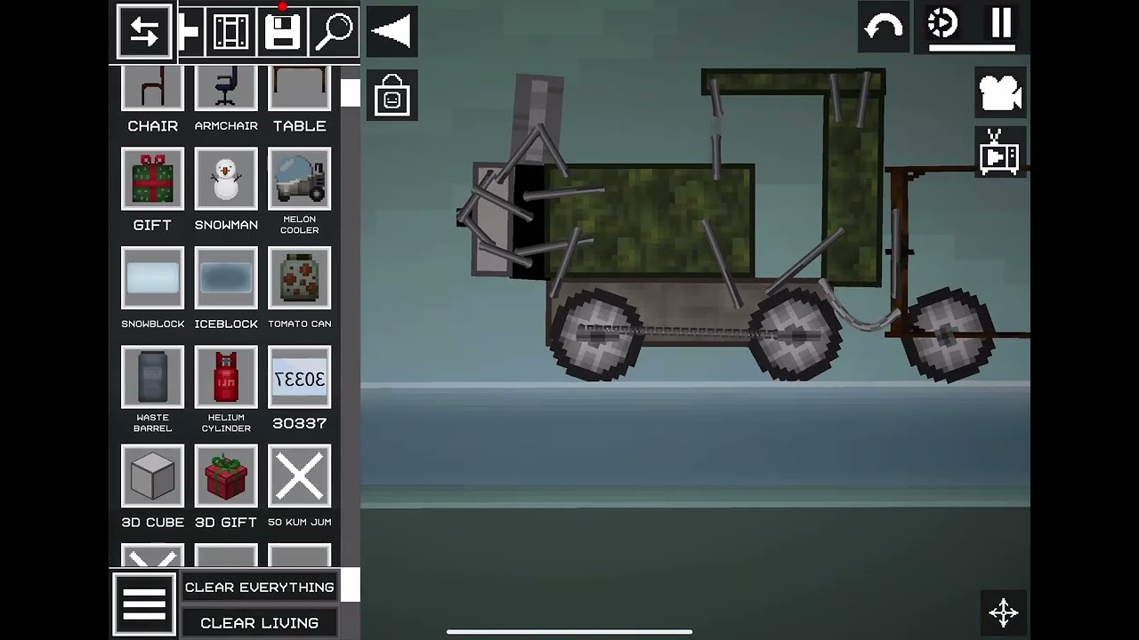 Mini green train RUNS ON ICE!!!!