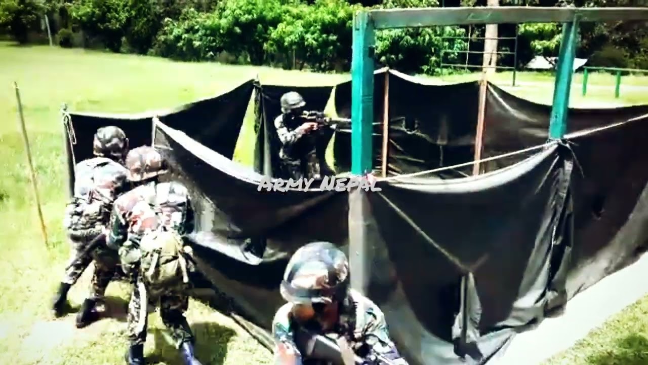 Nepal Army House Clearing Drill|| army basic training||