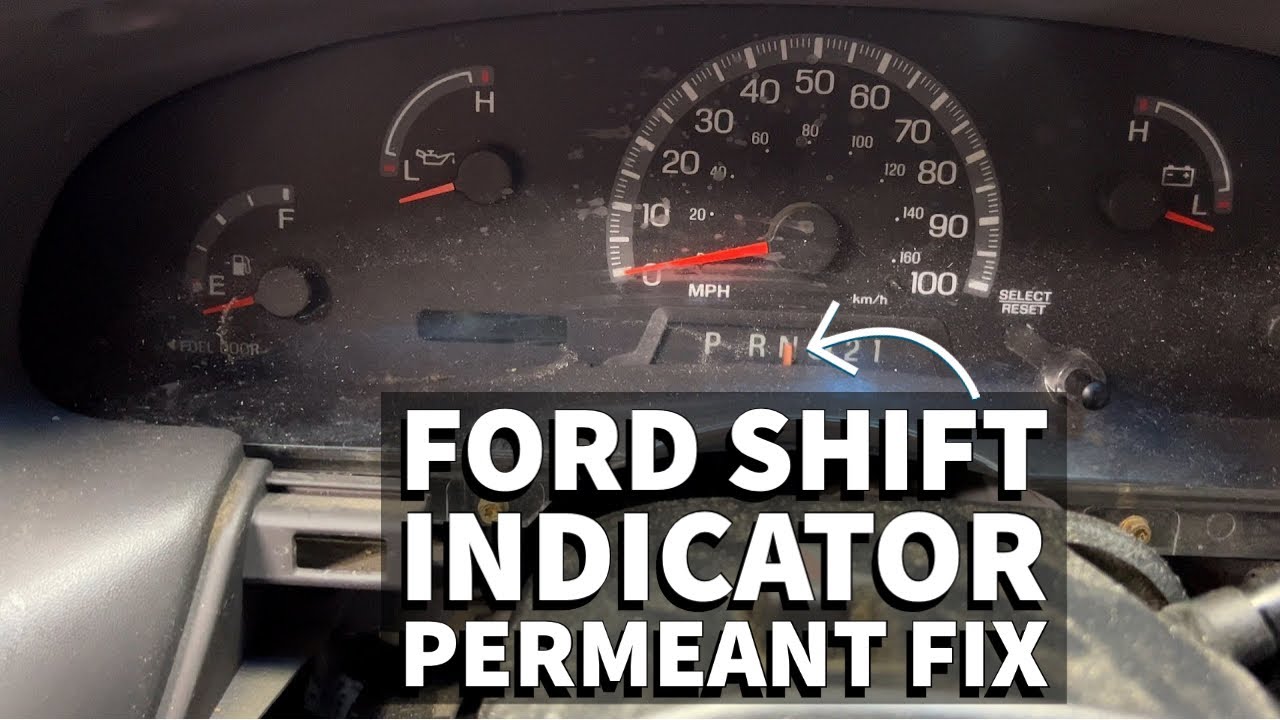 Постоянный ремонт циферблата индикатора переключения передач Ford