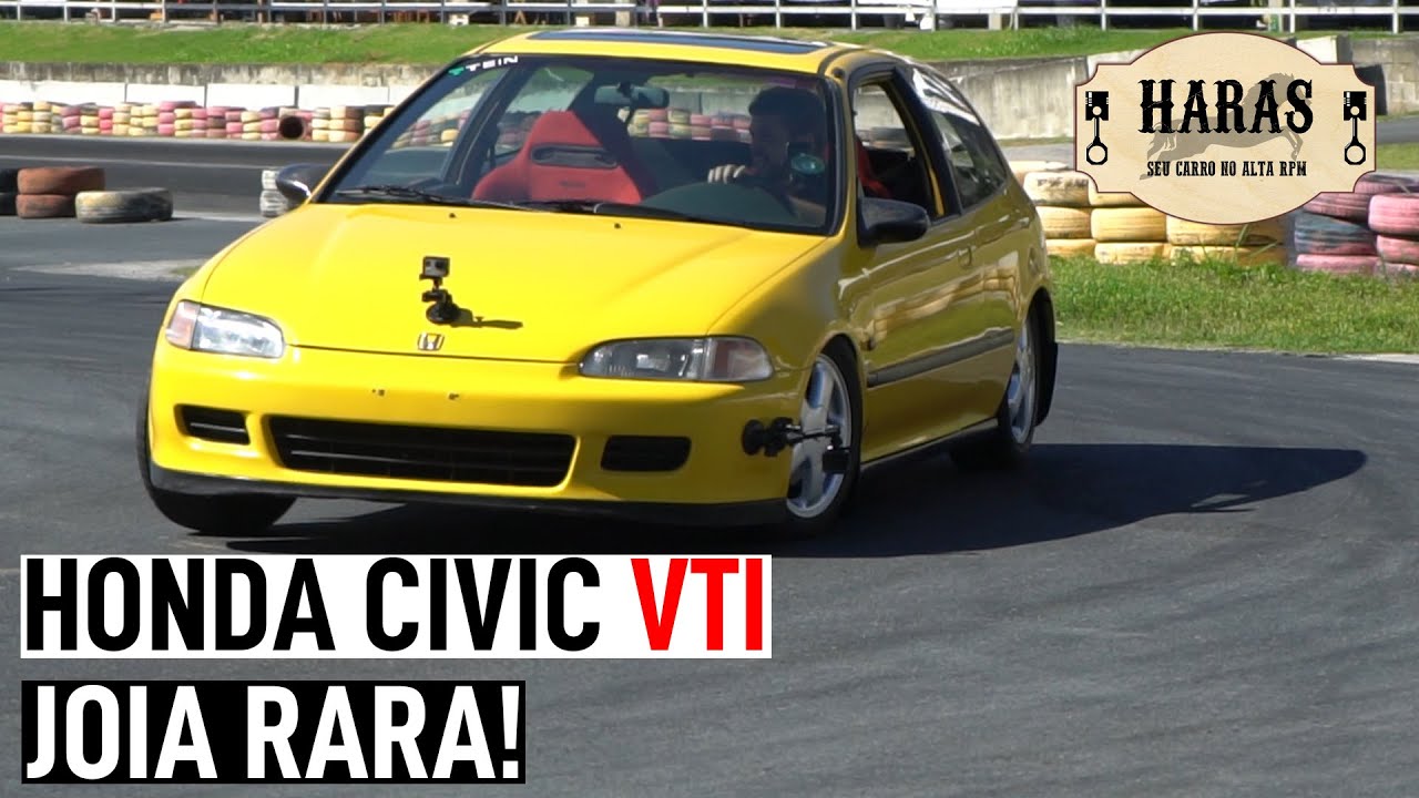 R-A-R-I-D-A-D-E!!! CIVIC VTI no Haras! 160 cv no 1.6 16V ASPIRADO! - Alta RPM