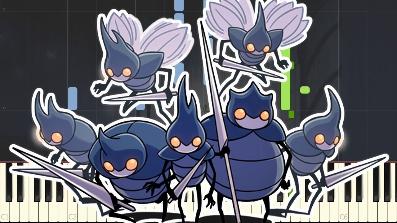 City of Tears - Hollow Knight [Piano Tutorial] (Synthesia)