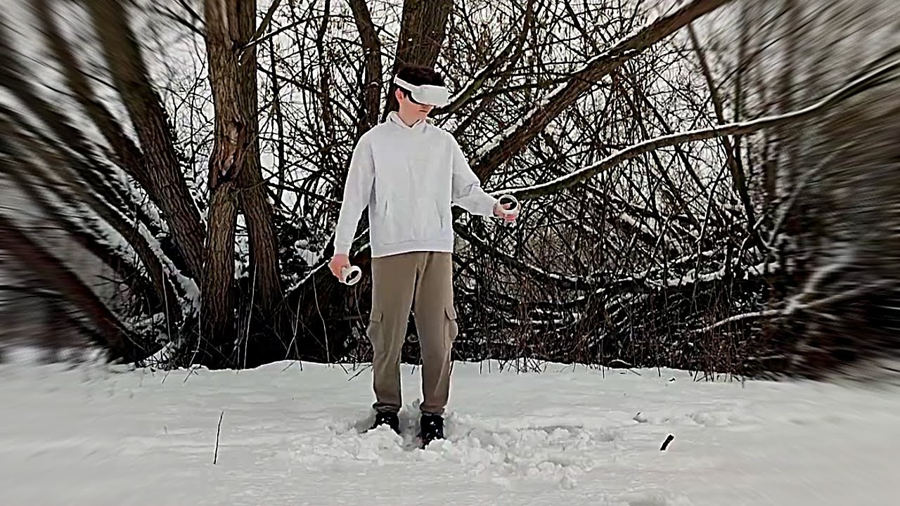 ZAGRAŁEM NA ŚNIEGU W VR! ❄️🌨️