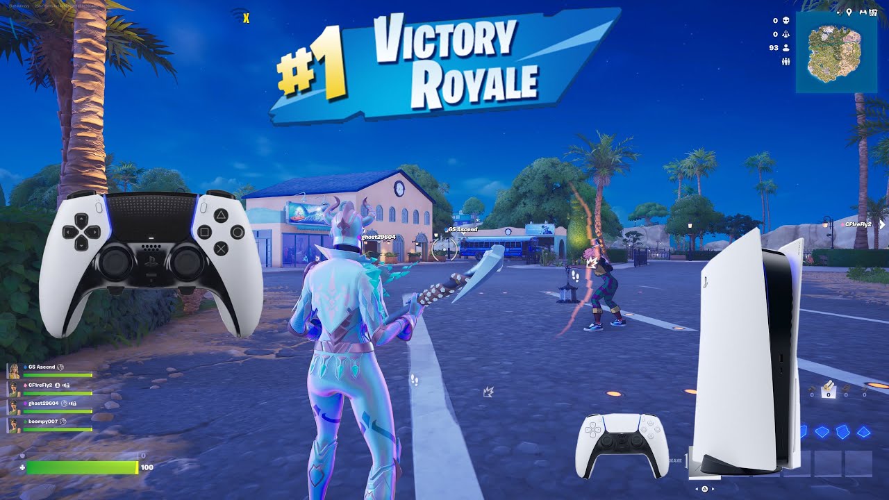 Fortnite Battle Royale Quint | PS5 Controller Gameplay | 120 FPS