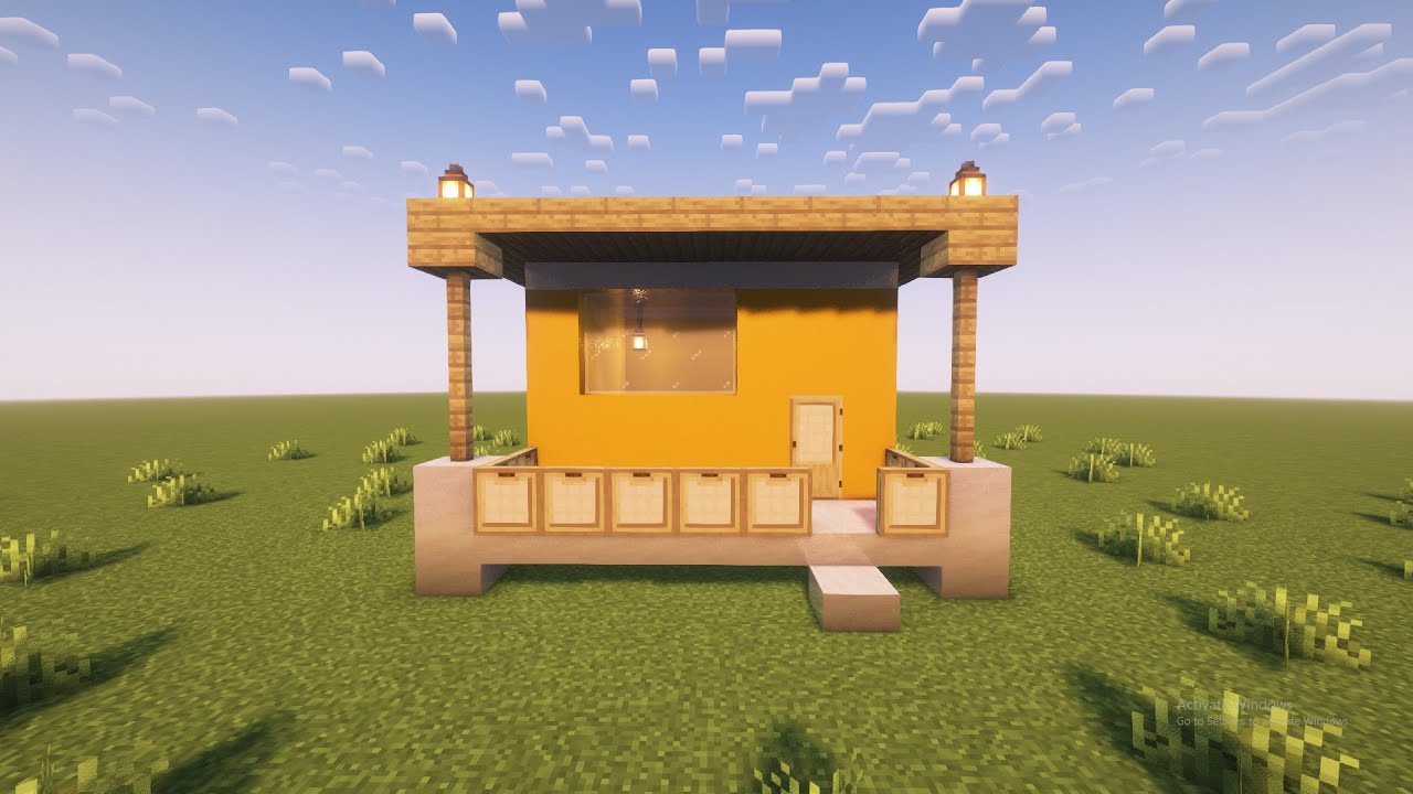 How To Build A Small Modern House In Minecraft