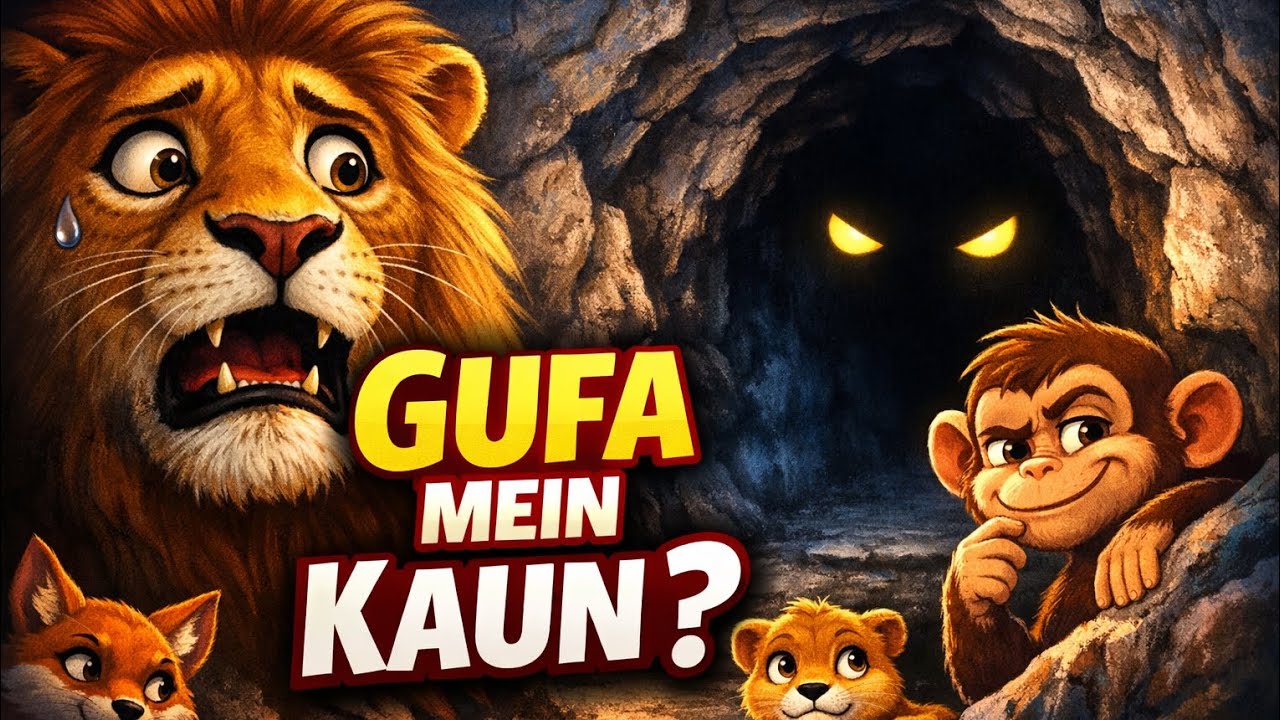 Bandar Aur Sher Ki Kahani | Jab Sher Ka Bachcha Bana Naya Raja | Emotional Jungle Story