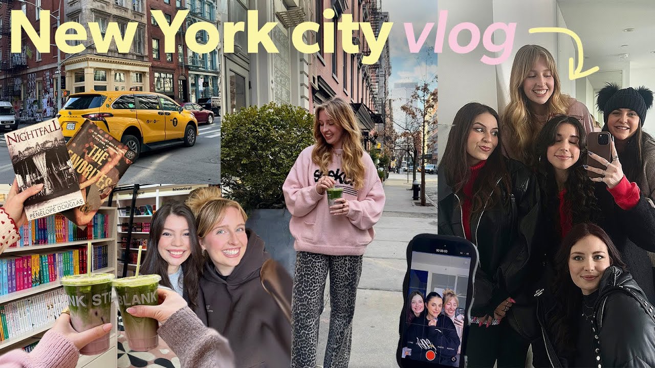 NYC VLOG 🚕🗽🍏 The book besties take New York!