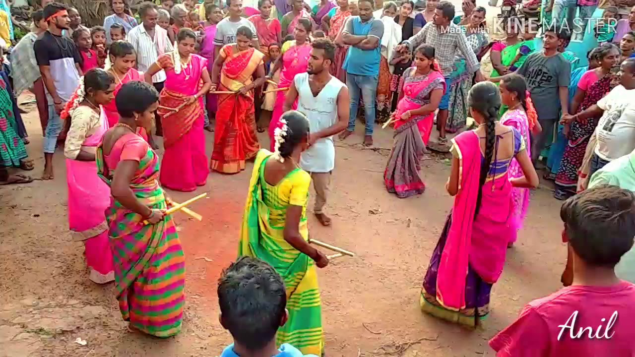 Maredubaka village dance form  with kolaatam first video song