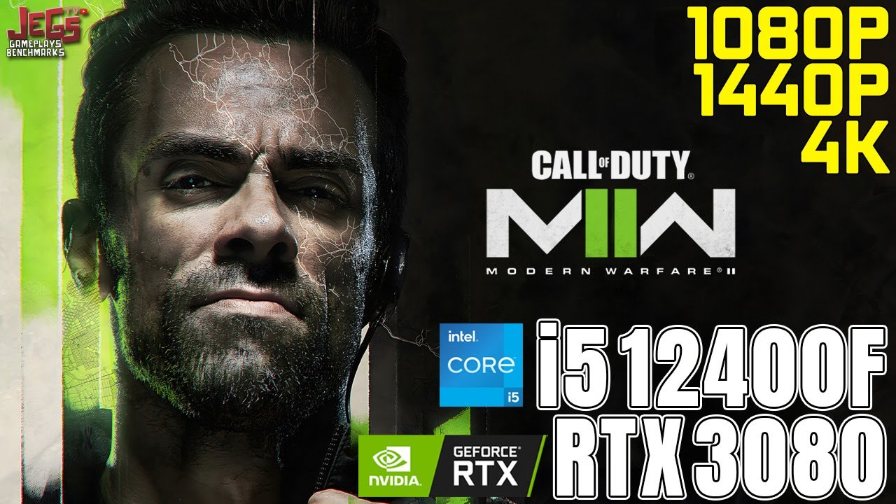 Call of Duty: Modern Warfare 2 Multiplayer | i5 12400F + RTX 3080 | 1080p, 1440p, 4K benchmarks!
