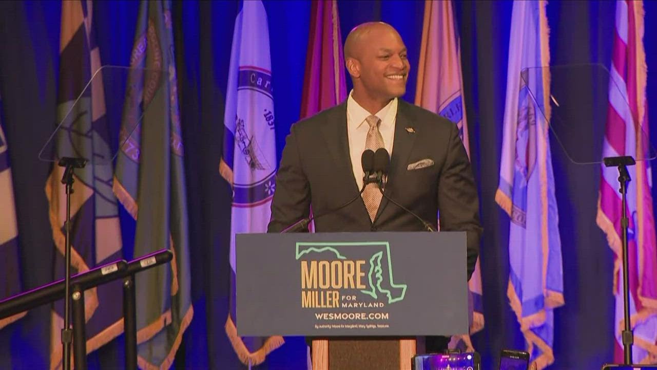VICTORY SPEECH: Democrat Wes Moore is Maryland's first Black governor