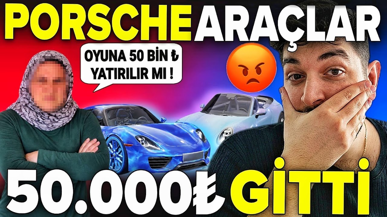 ANNEM GÖRSE ÖLDÜRÜRDÜ 50 BİN TL YE BÜTÜN PORSCHE ARAÇLARINI ALDIM 😓