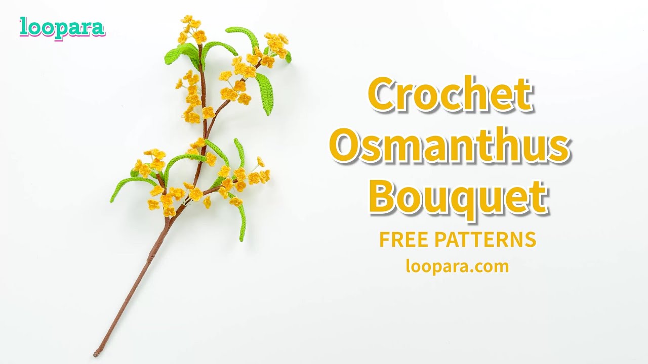 Crochet Osmanthus Flower - Free Pattern