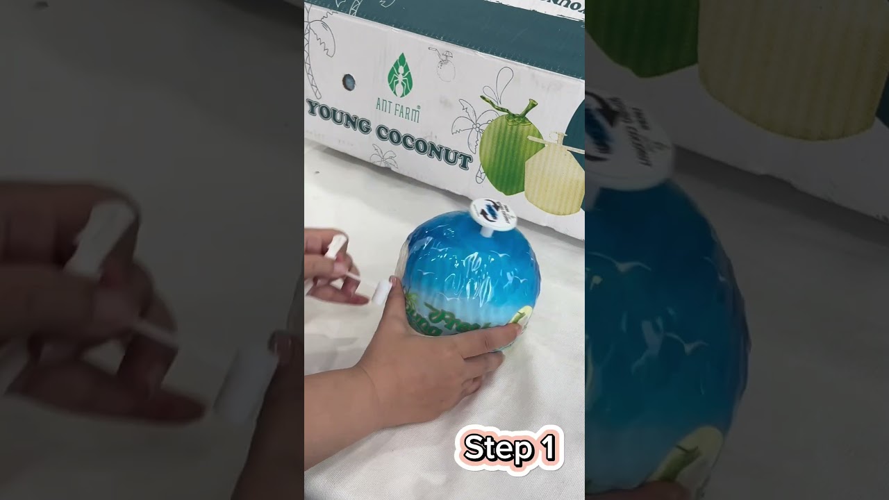 How to use Easy Open Coconut - Young Coconut