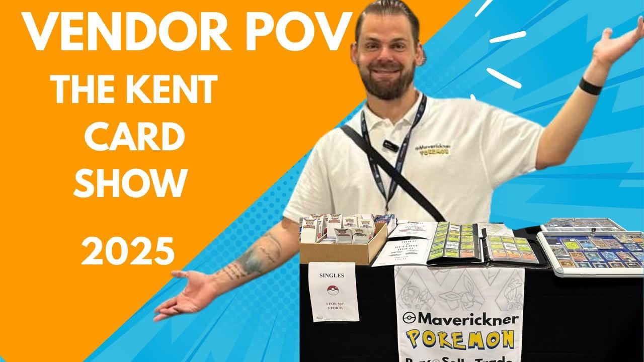 Pokemon Vendor POV - Kent Card Show 2025 ! Maverickner Pokemon