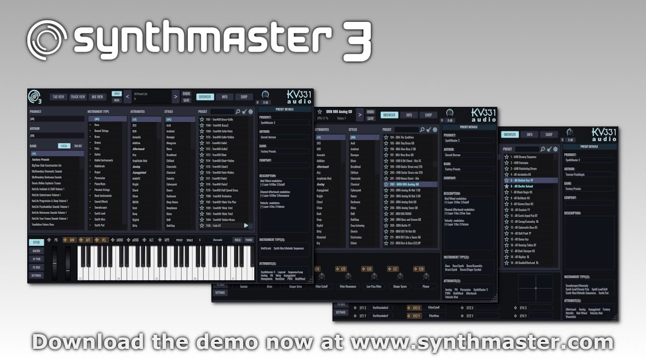 Introduction to SynthMaster 3 Arpeggiators and Sequencers