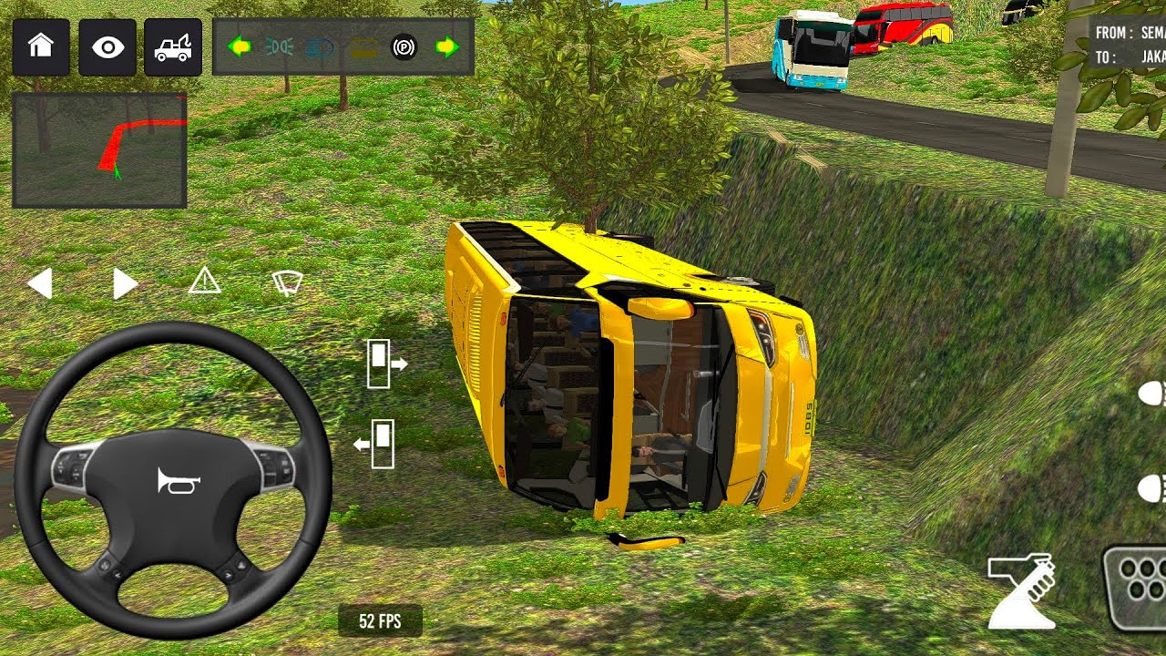 Coach Bus Simulator India Off Road Driving Bus Game Simulator 2025 Gameplay Video #bus #game #13
