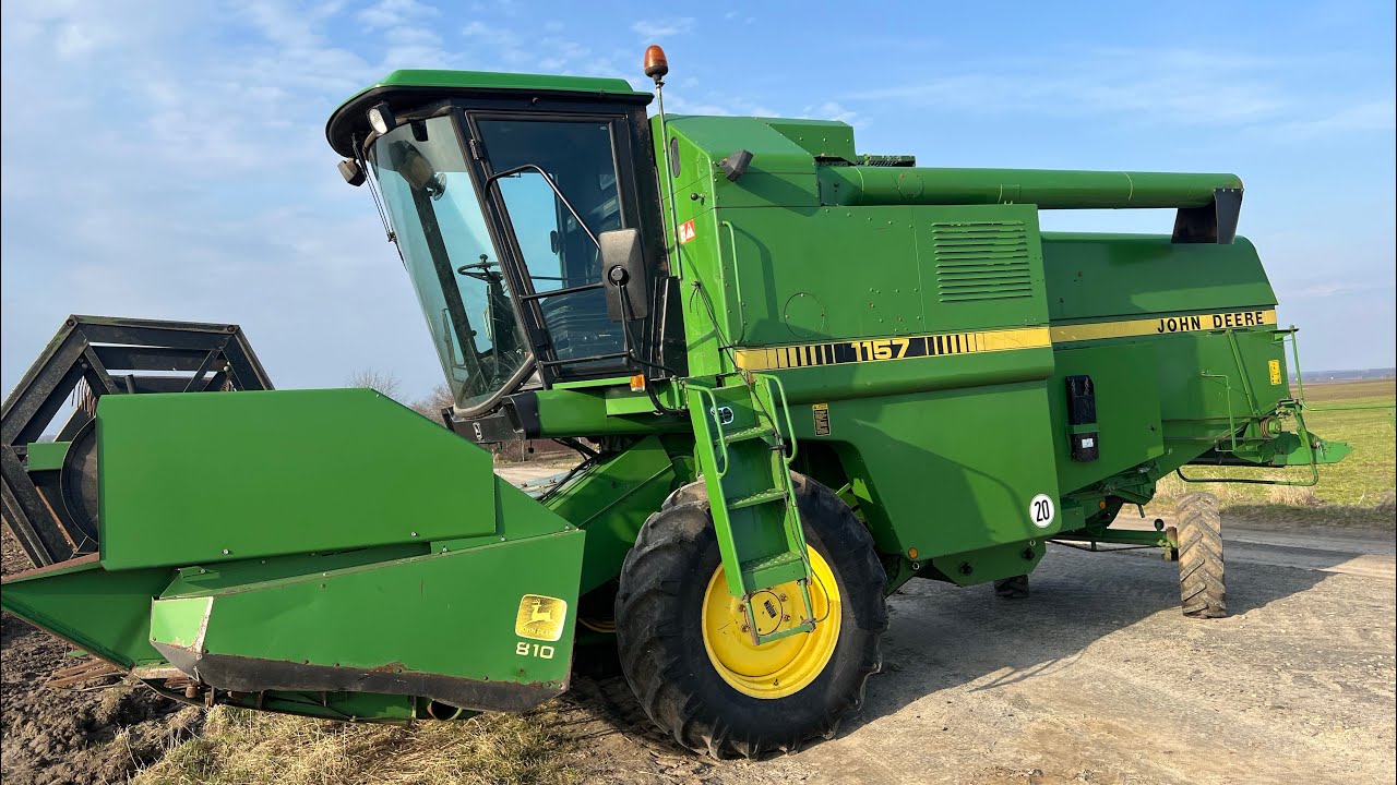 Оце Німець зберіг!! 1875м/г! John Deere 1157 Огляд жатка Шумахер