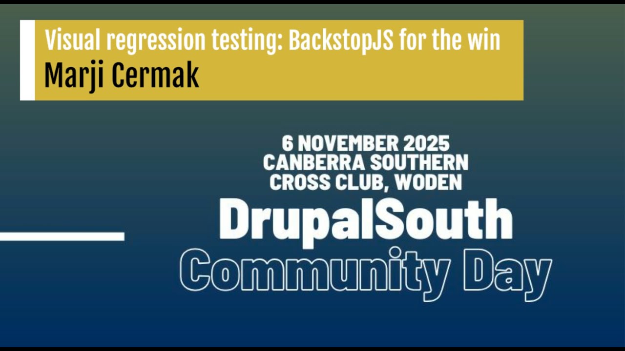 Visual regression testing: BackstopJS for the win - Marji Cermak