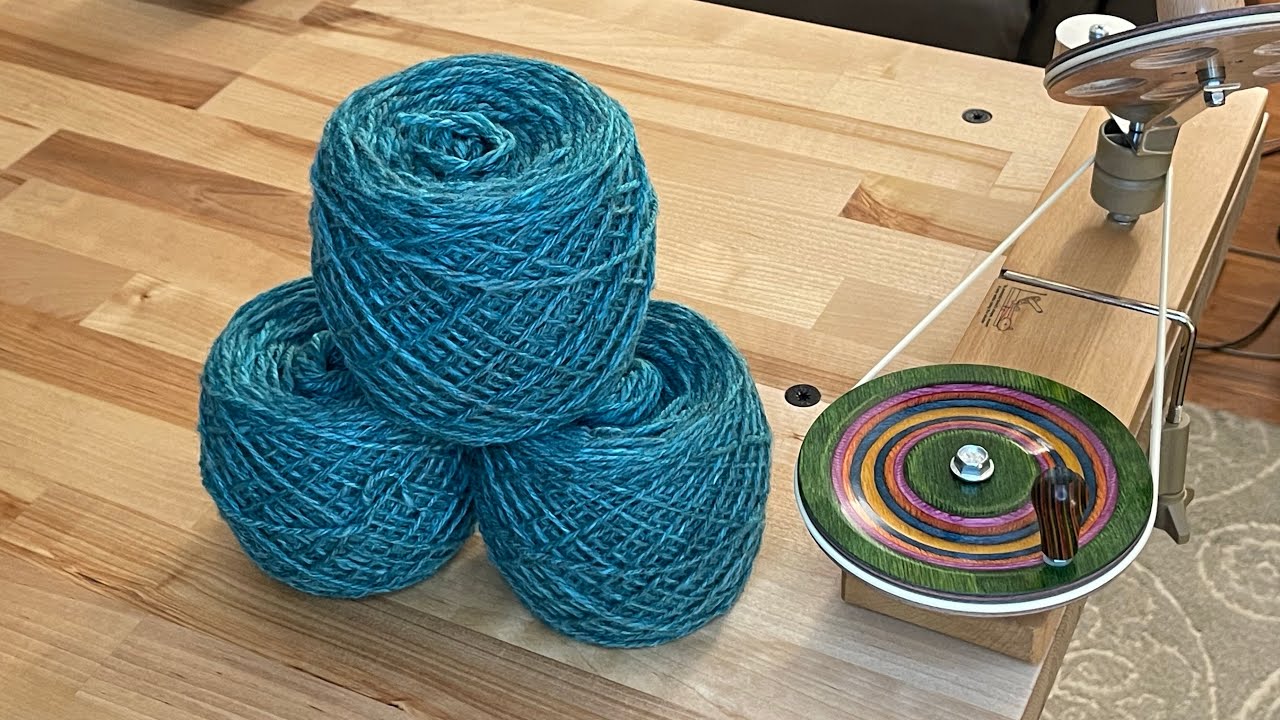 3-Ply Sweater Spinning with Overdyed Polwarth/Yak