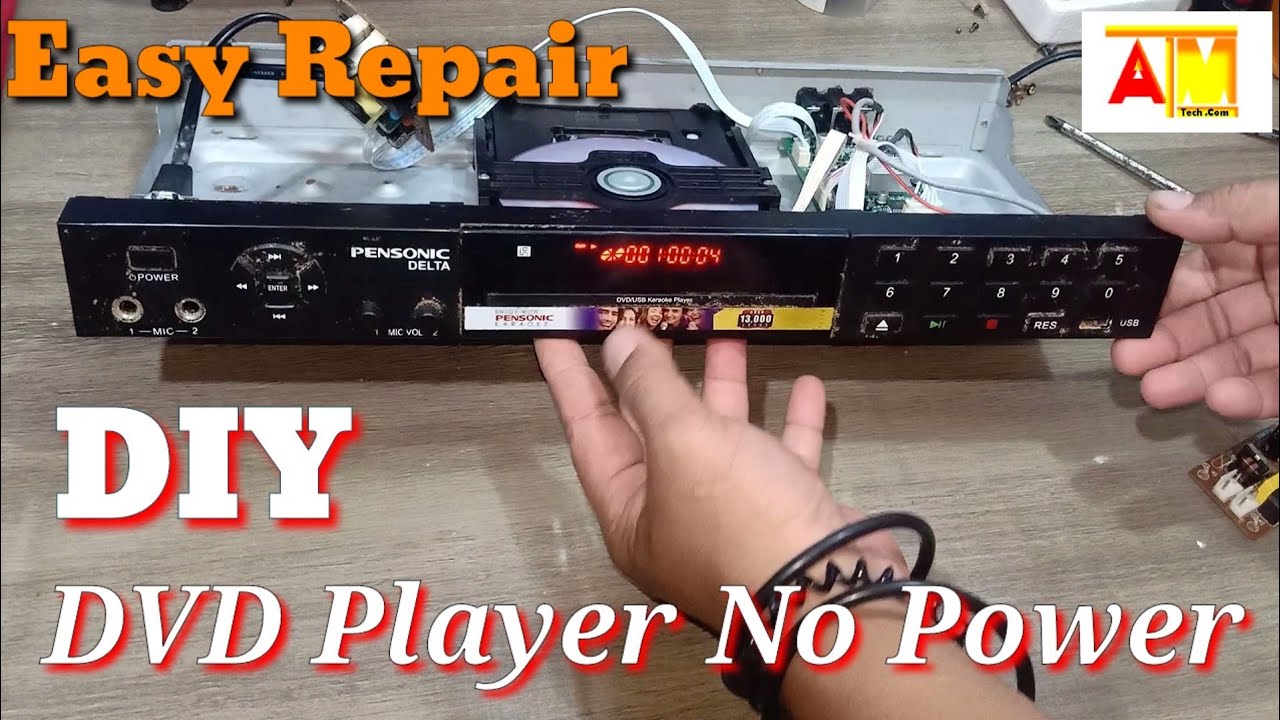 No Power DVD player ito madaling paraan para maayos mo Yan.
