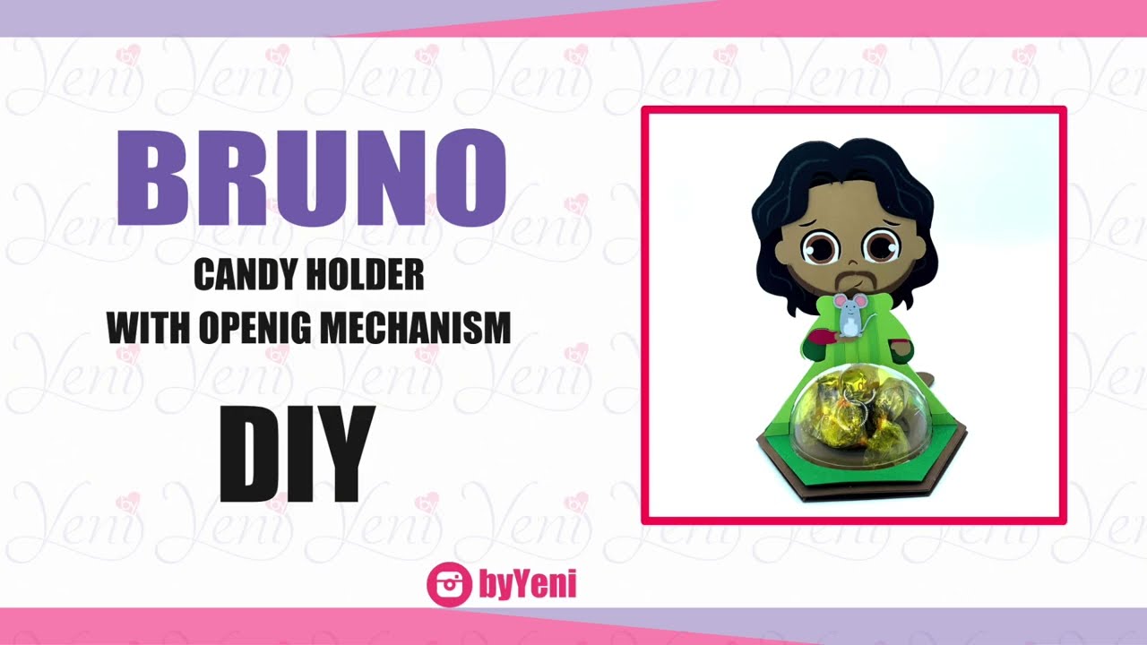 Bruno Candy Holder with Opening Mechanism / Dulcero de Bruno Madrigal - Encanto - By Yeni