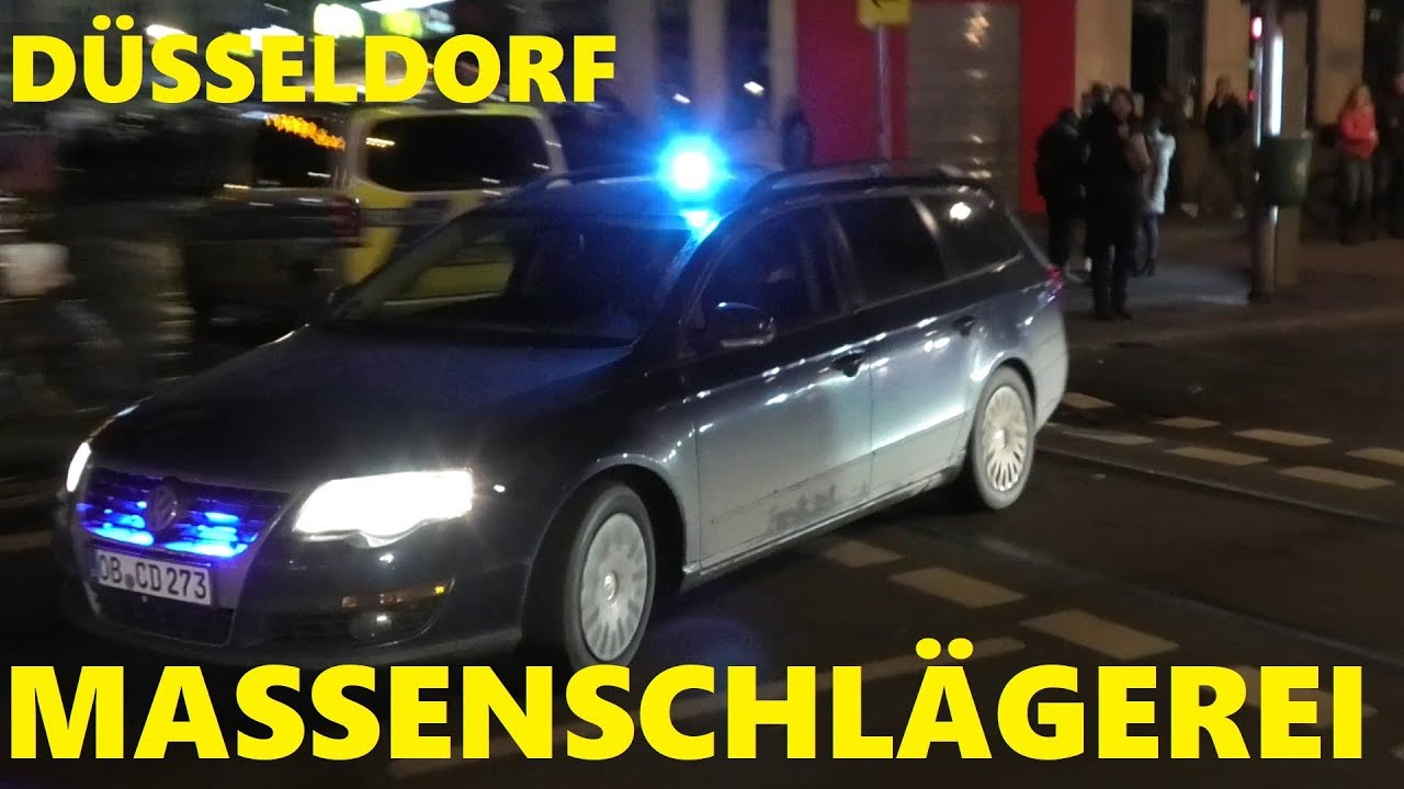[MASSENSCHLÄGEREI AUF WEIHNACHTSMARK] GROSSEINSATZ POLIZEI DÜSSELDORF 🚨 #MontisEinsatzfahrten