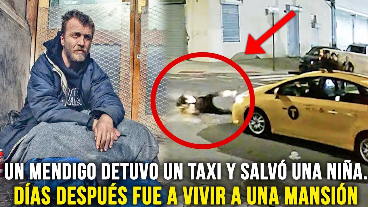 Se tiró frente a un taxi para salvar una niña. 7 días después estaba viviendo en una mansión.