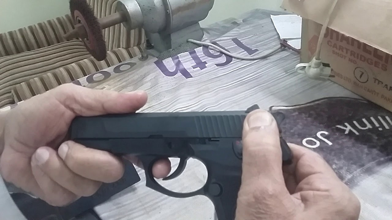 Assembling Chinese made 9 mm pistol CF 98