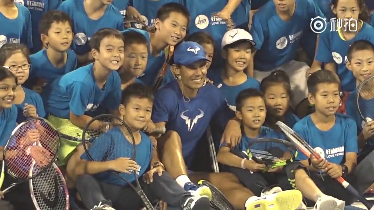 Rafael Nadal Charity Event at China Open 2017