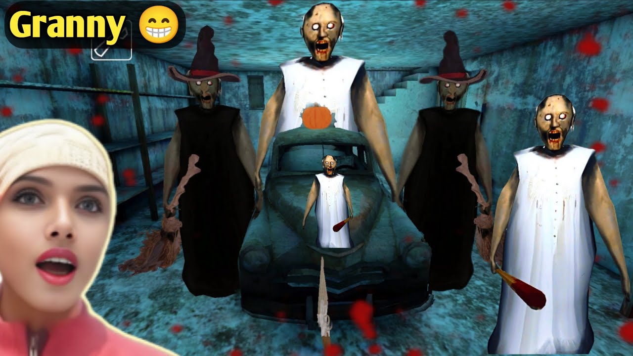 Granny Game Horror Escape Gameplay । I survived Granny’s House AND Escaped in Her Car! 😱🔥