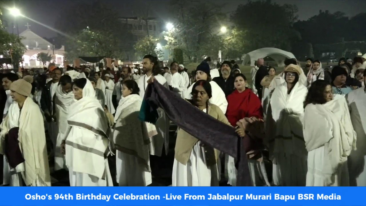 Live From Maulshree tree Jabalpur on Osho 94th Birthday | BSR Media