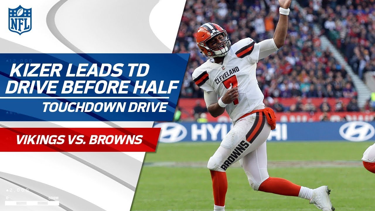 DeShone Kizer Makes Big Plays on TD Drive Before Half | Vikings vs. Browns | NFL Week 8 Highlights