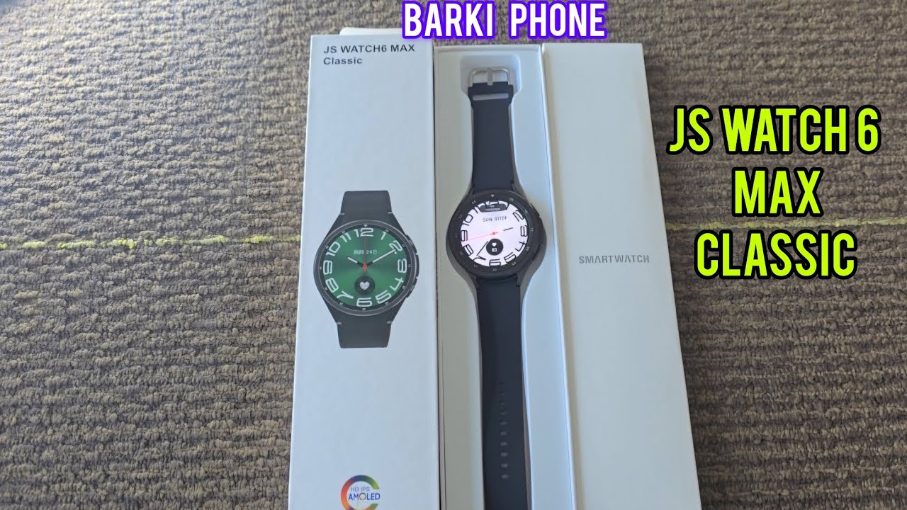 JS Watch 6 Max Classic / Rotating Frame / Model 2024 / ASMR