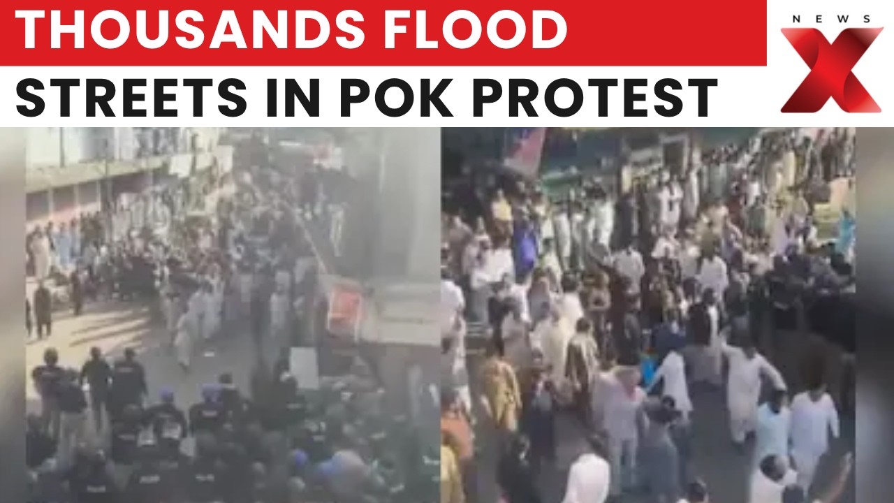 Massive Protests Erupt In PoK As Thousands Rally Against Pakistani Authorities | Latest News | NewsX