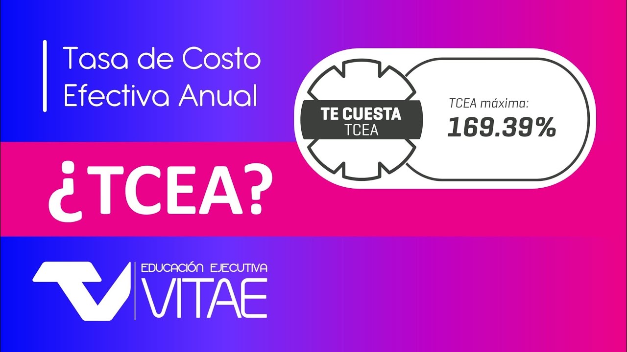 &iquest;Qu&eacute; es la TCEA? | Tasa de Costo Efectiva Anual