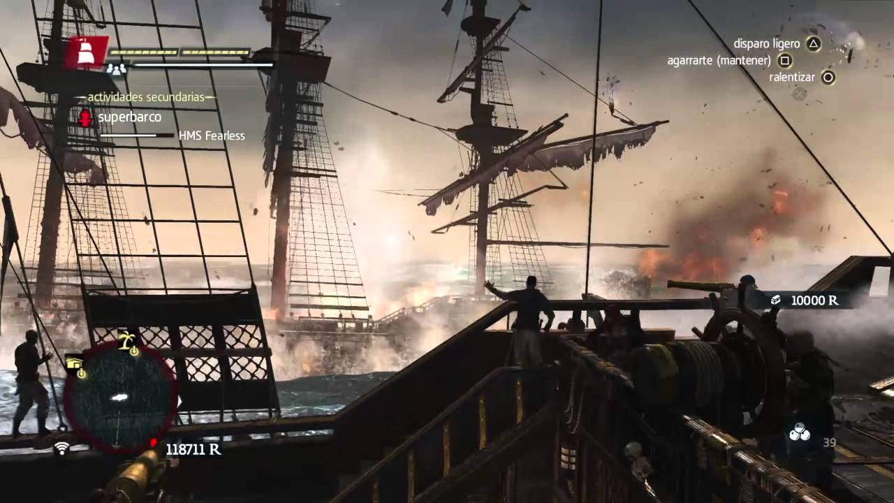 Superbarco ROYAL SOVEREING y  HMS FEARLESS Assassin's Creed&reg; IV Black Flag