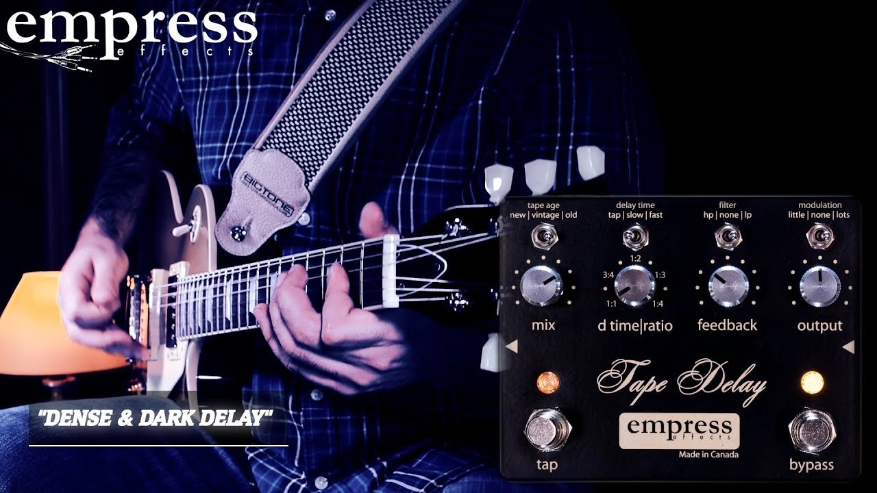 Empress Effects TAPE DELAY - Demo by Alberto Barrero